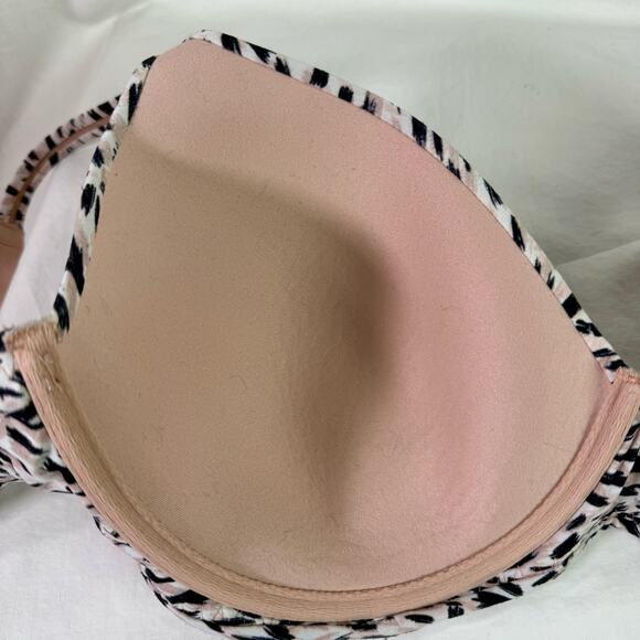 SOMA Women's 38D Pink White Black Embraceable Perfect Full Coverage Bra - Picture 8 of 8